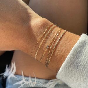 ✨ Catbird Tiny Corsage Bracelet Yellow Gold 6 inches - Like new! ✨